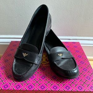 Tory Burch Black Loafers